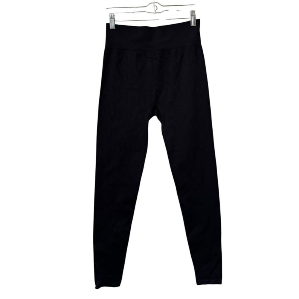 H & M Sport Women Size Medium Black Leggings Stretch Athleisure Activewear City